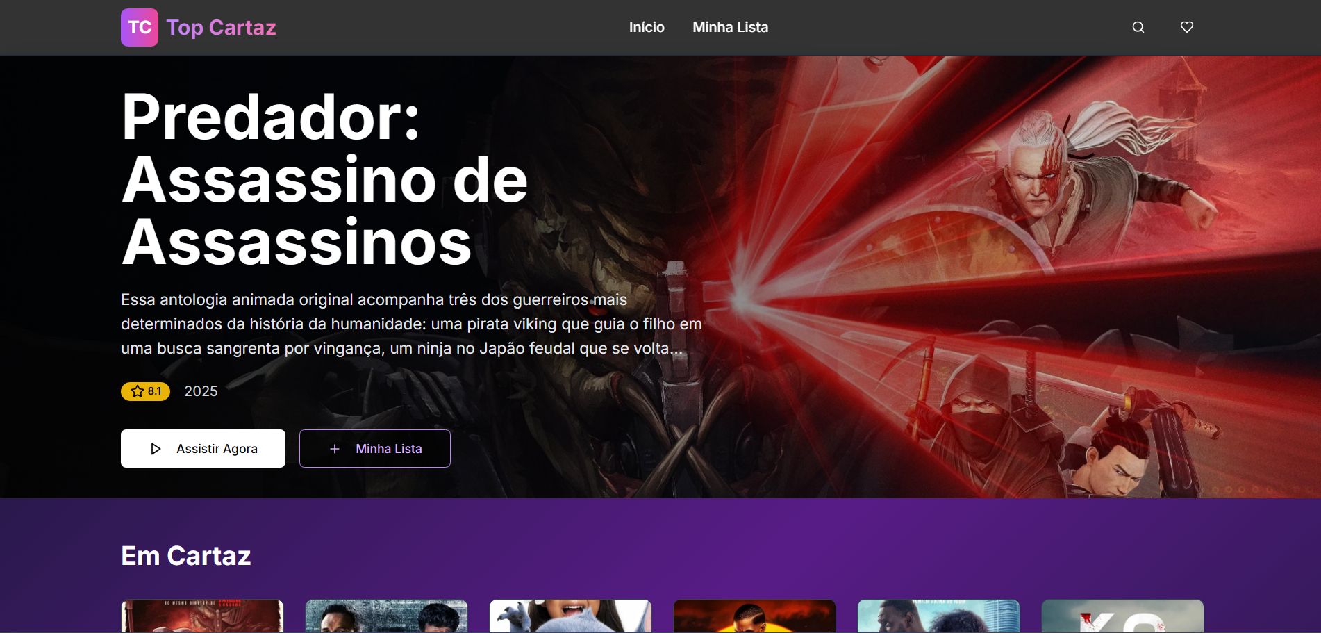 TopCartaz Screenshot